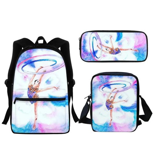 Sacs d'ecole pour enfants, sac à dos imprime de gymnaste rythmique, petit sac à dos décontracté pour la maternelle, cadeau d'anniversaire pour enfants, Mochila 2024