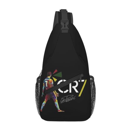 CR7 Cristiano Ronaldo Sac à bandoulière pour homme et femme Sac de poitrine Sac à dos à bandoulière Sac à dos de voyage