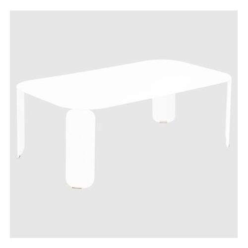 Fermob - Table Rectangulaire Bebop - 01 Blanc Coton - H 42 Cm  - Blanc