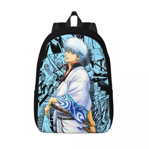 Sac à dos Gintama Adventure Samurai Science-fiction pour homme et femme, ideal pour le lycée, les affaires ou l'université.