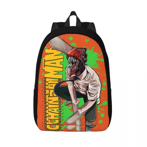 Sac à dos Anime Chainsaw Man pour l'extérieur, le travail au lycée, pour hommes et femmes, sac à bandoulière