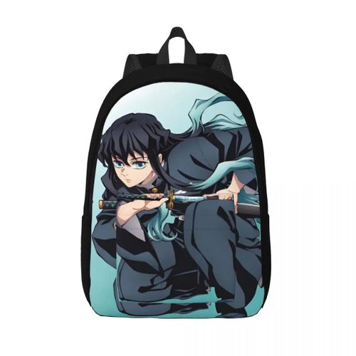 Sac à dos Tokitou Muichirou pour élèves de maternelle, école primaire, Anime Demon Slayer, sacs à livres, garcons et filles, sac à dos de sport pour enfants