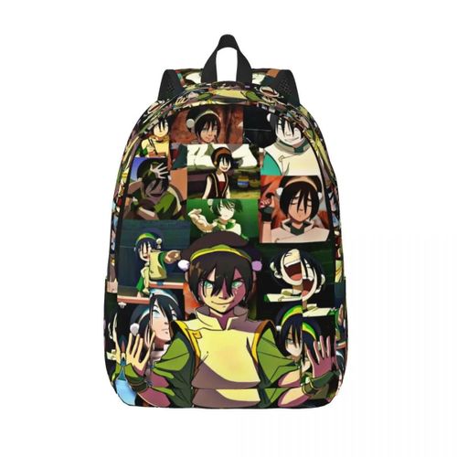 Sac à dos Toph Beifong pour garcons et filles, cartable d'ecole, cartable Avatar le dernier maître de l'air, sac à dos préscolaire et primaire, durable