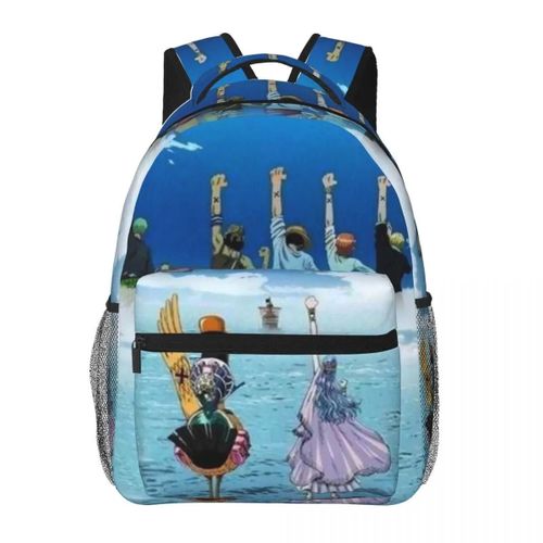 Sac d'ecole léger et décontracté, imprime en une seule pièce, pour l'ecole, les activités en plein air, le shopping et le bureau, 43 cm
