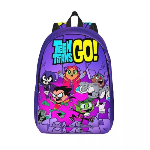 Sac à dos familial Teen Titans Go pour garcons et filles, sac d'ecole, sac de jour, sac de sport, pour enfants, école maternelle