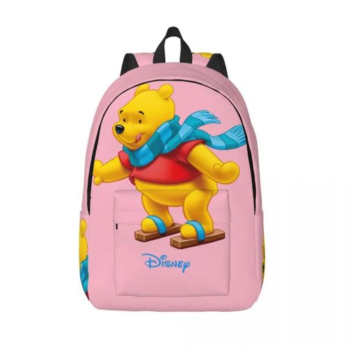 Sac à dos mignon Winnie l'ourson pour fille, nouveau cadeau pour la rentrée scolaire, sacs à compartiments multiples pour enfants