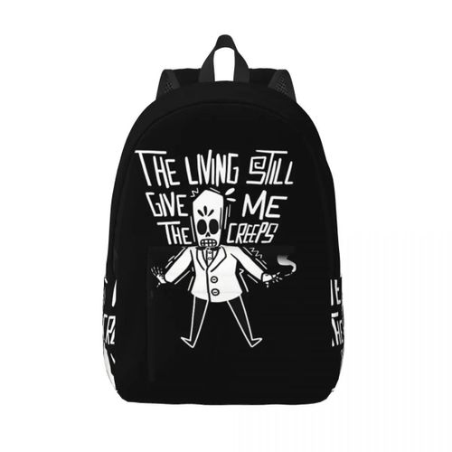 Sac à main The Living Still Give Me The Creeps à compartiments multiples G-Grim Fandango pour homme et femme, ideal pour un anniversaire ou une maternelle.