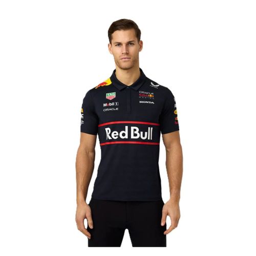 Polo À Manches Courtes F1 Oracle Rb Racing Teamline Pour Homme - Ciel Nocturne