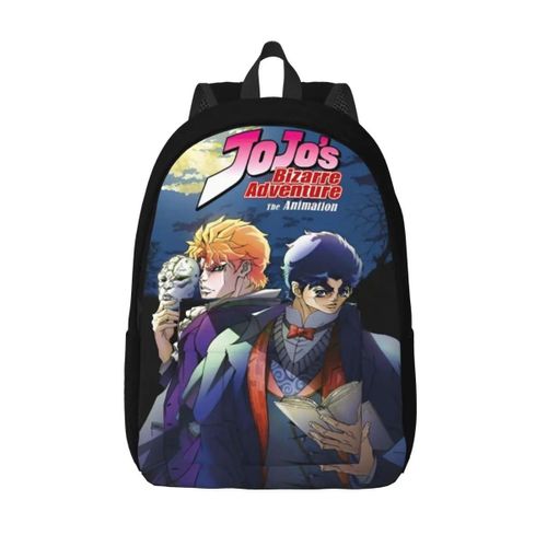 JoJo's Bizarre Adventure - Season Art Sac à dos classique durable pour lycée, affaires, hommes, femmes, ordinateur portable, sacs en toile