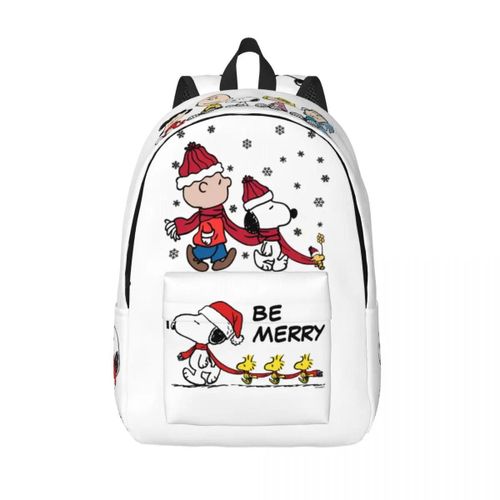 Sac à dos Snoopy Love Cartoons pour élèves d'âge préscolaire et primaire, sacs de bandes dessinées Peanuts, sac à dos pour garcons et filles, sac à dos de randonnée pour enfants