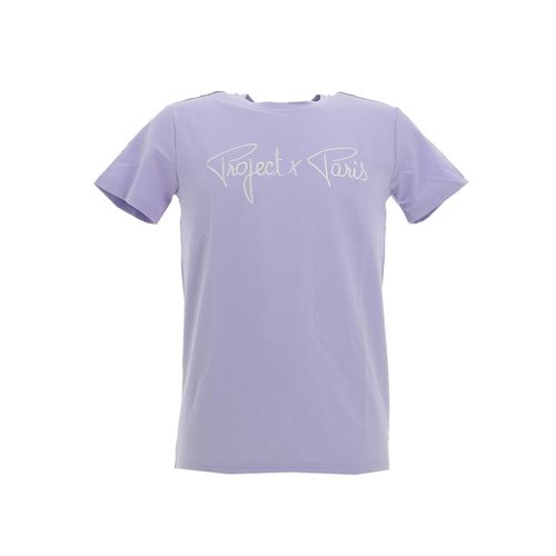 Tee Shirt Manches Courtes Project X Paris T-Shirt Violet Xs