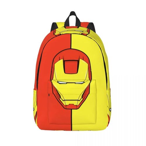 Sac à dos Iron Man à fermeture éclair pour femme et enfant, ideal pour le travail