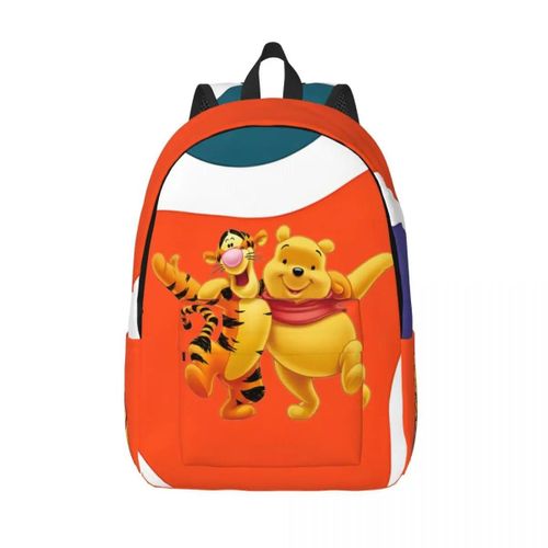 Sac de rangement célèbre animation fermeture éclair Winnie l'ourson ado fille Garcon hommes femmes adulte pour cadeaux solide sac à dos randonnée