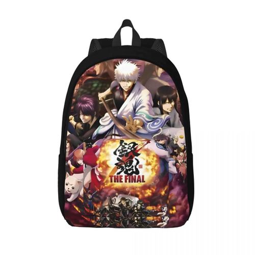 Sac à dos The Final Sesson pour homme et femme, ideal pour les etudiants et les affaires, ideal pour l'aventure Gintama et les samouraïs. Sac à bandoulière ideal pour l'université.