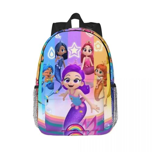 Sac à dos Rainbow Bubblegem pour filles et garcons, grande capacité, léger et étanche, 15 pouces