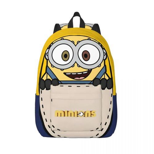 Sac à dos de maternelle Minions rétro lavable Moi, moche et méchant Minions fille enfant anniversaire sac à main personnalise pour l'ecole