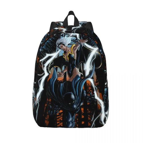Sac à dos personnalise en toile Storm And Black Panther pour femmes et hommes, sac à dos décontracté pour l'ecole et l'université