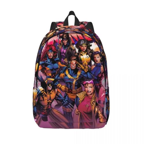 Sacs à dos personnalises en toile de super-héros X-Men pour femmes et hommes, imperméables, pour l'ecole et l'université