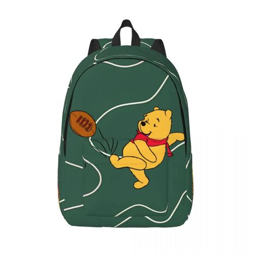 Sac de rangement grande capacité motif Winnie l'ourson, célèbre dessin anime, pour etudiants, ideal comme cadeau, style Harajuku, cartable, campus