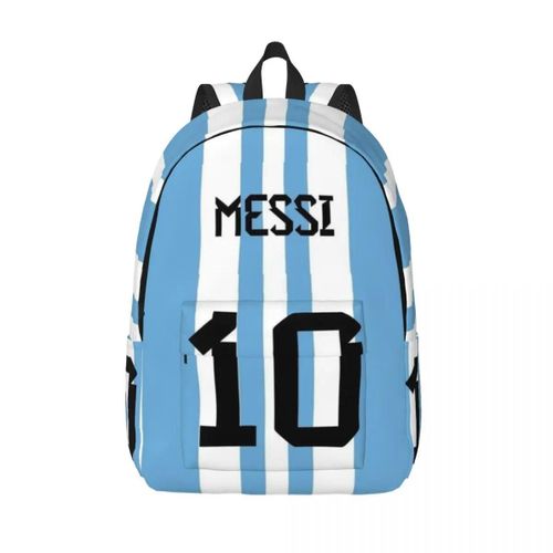 Messi Bags Numéro 10 Pour Filles garcons Grande Capacité etudiant Sac À Dos Léger Imperméable Sac À Dos