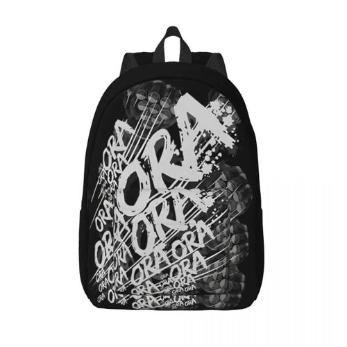 Sac à dos classique Ora Ora, sac à dos d'extérieur pour etudiants, sac à dos JoJo's Bizarre Adventure pour hommes et femmes, sacs en toile pour ordinateur portable