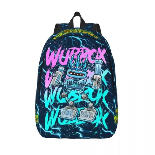 Sac à dos Wubbox My Singing Monsters pour garcons, filles, enfants, etudiants, école, sac à dos, sac de jour, sac de maternelle, sac de randonnée