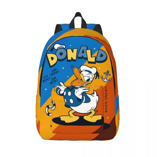 Sac à dos Donald Duck grande capacité pour homme et femme, polyvalent, ideal pour les voyages