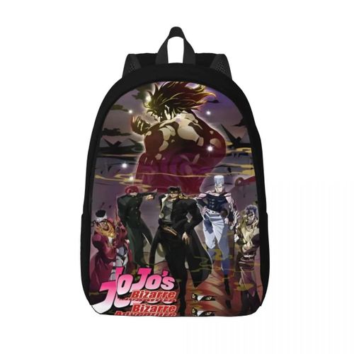 Sac à dos JoJo's Bizarre Adventure pour adolescents, sac à dos de sport, sac à dos d'affaires pour hommes et femmes, sac à bandoulière universitaire
