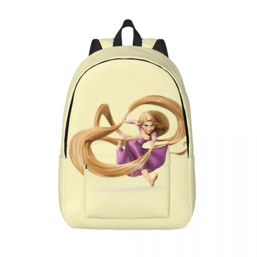 Sac à dos de voyage personnalise en toile avec motif princesse Raiponce pour homme et femme