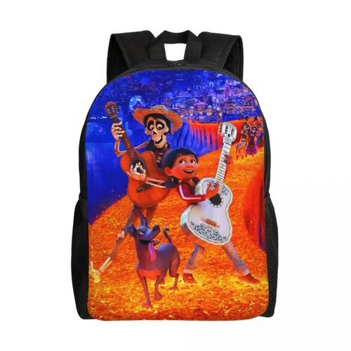 Sac à dos personnalise imprime en 3D Coco Manga pour filles, garcons, sacs de voyage, d'ecole, pour femmes et hommes, sac à dos pour ordinateur portable de 15 pouces