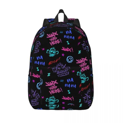 Sac à dos Arcane Anime Sports Lycée Affaires Jinx Singe Graffiti Sac à dos Hommes Femmes Sac d'université