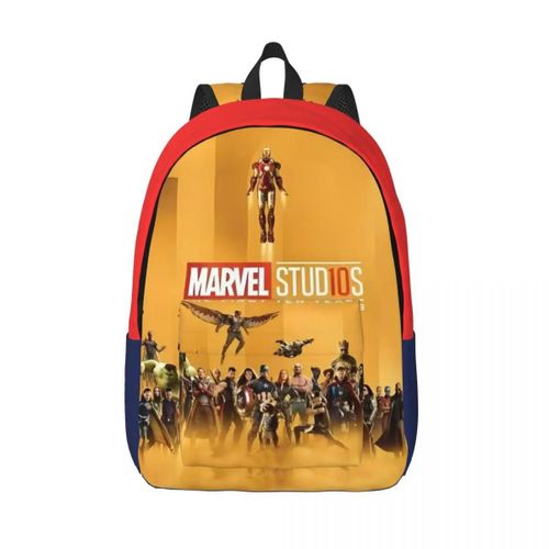 Sac de rangement à fermeture éclair Iron Man, cadeau d'anniversaire, sac de rangement décontracté pour ecoliers et maternelles, animation Marvel Iron Man