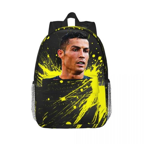 Sac d'ecole léger et décontracté imprime CR7 pour l'ecole, les activités en plein air, le shopping et le bureau (15 pouces)