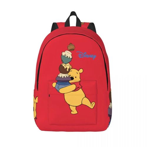 Avec des pots de miel Sacs pour enfants Winnie l'ourson Dames Nouveau cadeau de lycée Sac à dos à compartiments multiples
