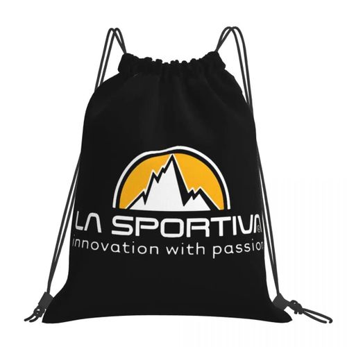L-La Sportiva Sac à dos de sport imperméable avec cordon de serrage, nom personnalise, pour la plage, la natation, la salle de sport