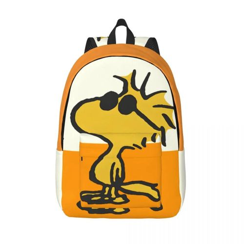 Sac à dos de maternelle Kdkdll Snoopy avec fermeture éclair Peanuts Snoopy pour homme, cadeau de rentrée scolaire, sac à dos kawaii pour pique-nique