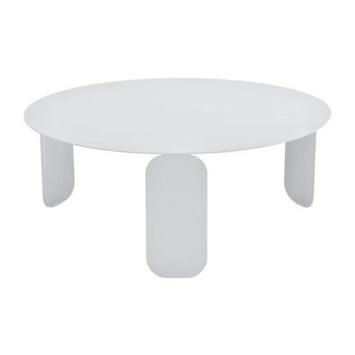 Fermob - Table Bebop Ronde - 01 Blanc Coton - Ã 80 Cm  - Blanc