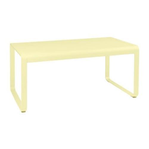 Fermob - Table Mi-Haute Bellevie - A6 Citron Givrã© - 140 X 80 Cm  - Gris