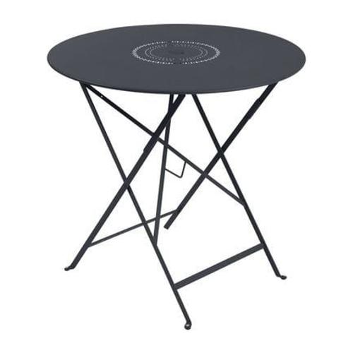 Fermob - Table Floreal - 47 Anthracite Mat - Ã 77 Cm  - Gris