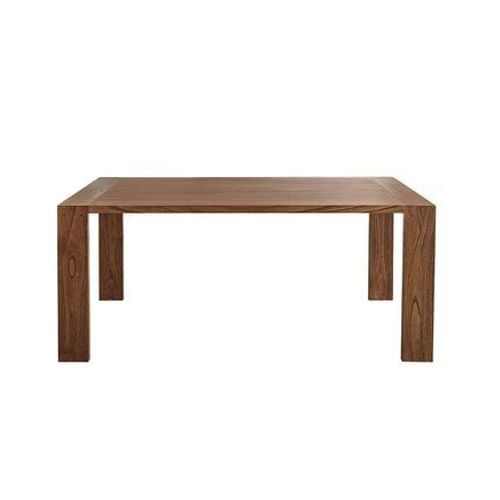 Bois Dessus Bois Dessous - Table En Mindi Massif Finition Noyer 8 Pers.Milo  - Marron