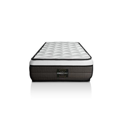 Prestige Literie - Matelas Suite Ressorts Ensachã©S Et Mã©Moire De Forme 5 Zones De Confort  - Blanc