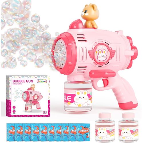Machine à bulles automatique,jouet à bulles avec solution à bulles pour enfants de 3,4,5 ans,jouet d'été pour l'extérieur,le jardin,les fêtes