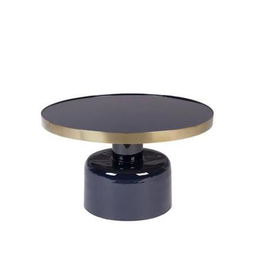Zuiver - Glam - Table Basse Design En Mã©Tal Ã¿60cm  - Bleu