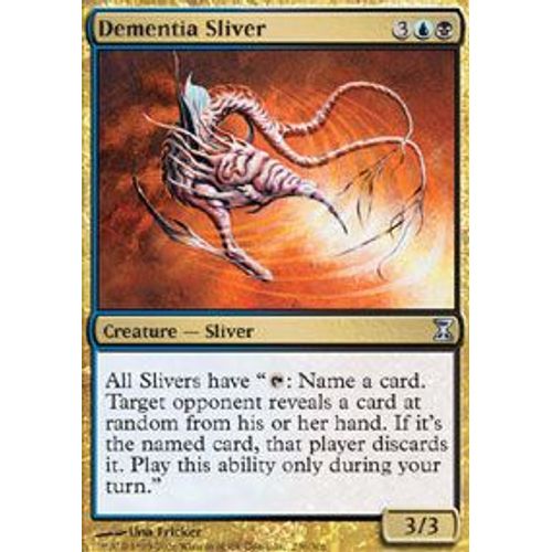 Slivoïde Dément  - Magic Mtg - Spirale Temporelle 236 - U