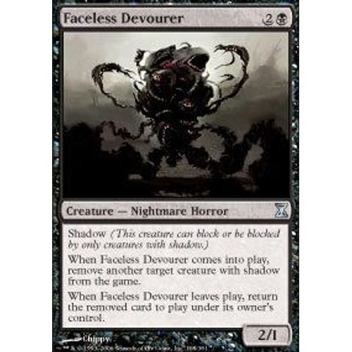Dévoreur Sans Visage  - Magic Mtg - Spirale Temporelle 108 - U