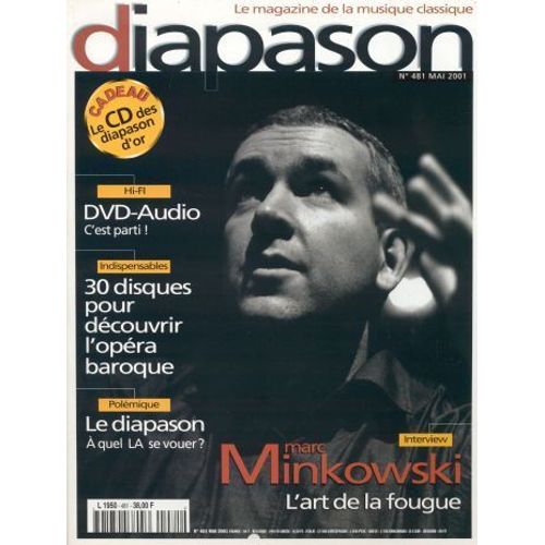 Diapason N° 481 : Marc Minkowski, L'art De La Fougue