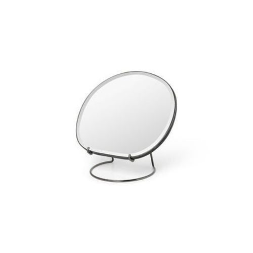 Ferm LIVING - Miroir de table Pond - chrome foncé - Gris