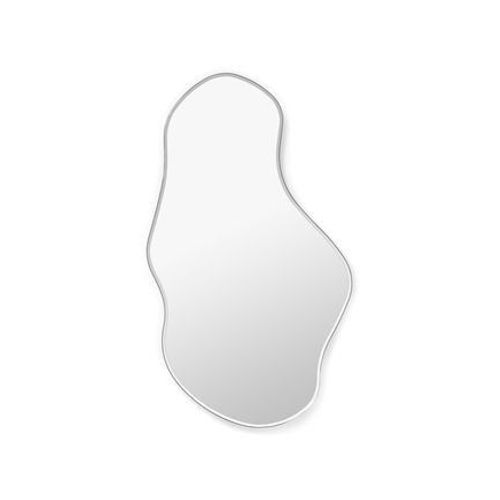 Ferm LIVING - Miroir Pond - grand - chrome  - Gris