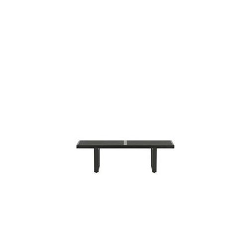 Vitra - Nelson Bench - Frêne Noir - Petit (122 Cm) - Noir