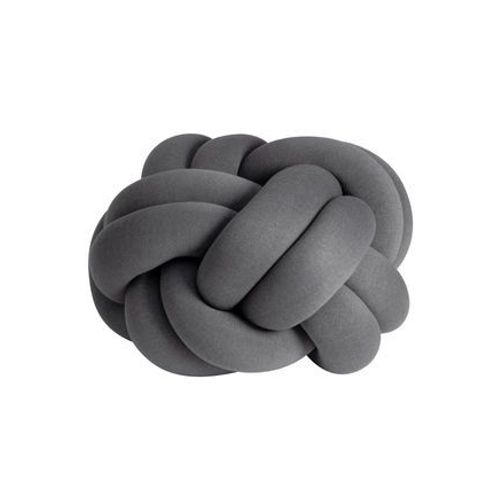 Design House Stockholm - Coussin Knot Xl - Gris  - Gris